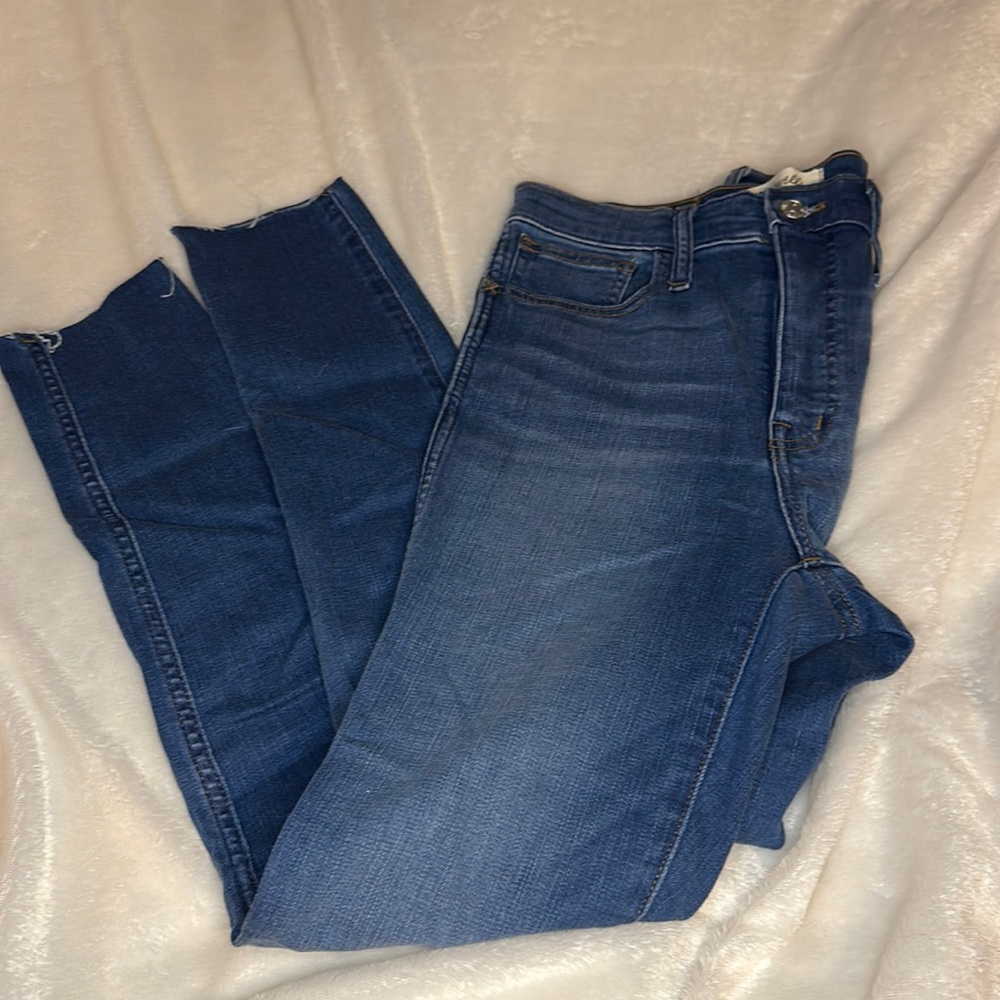 Madewell 10” roadtripper high rise skinny jeans